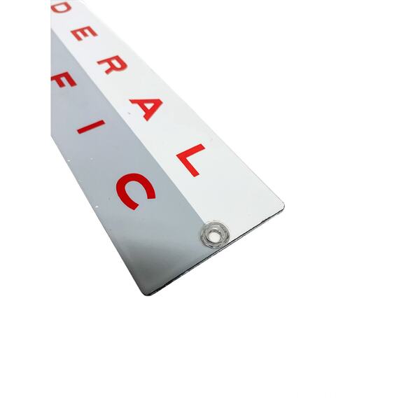 Vintage Federal Pacific Electric Old Porcelain Advertising Sign FPE - Picture 4 of 7